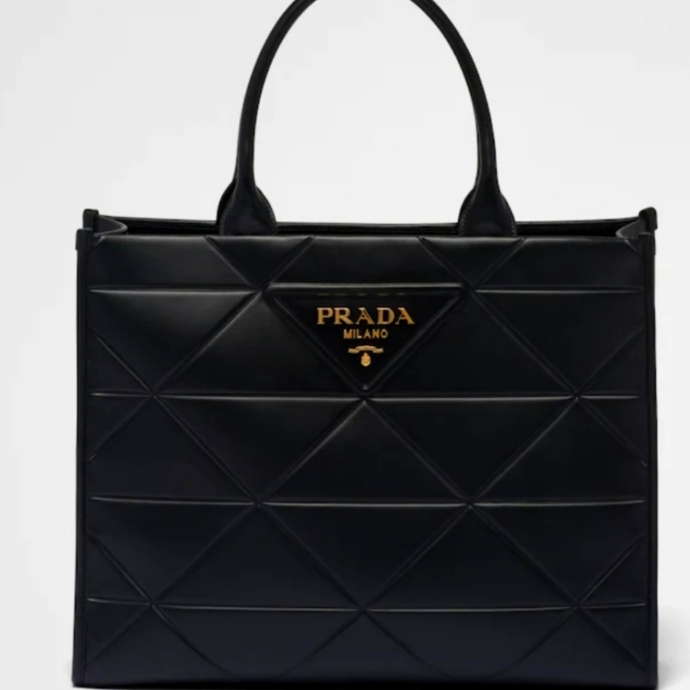 Large parada tote bag with topstitching